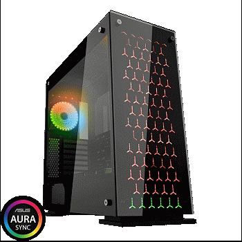 Корпус ПК без БП GameMax M910 Onyx II<ATX, 2xUSB3.0, 2xUSB2.0, HD Audio, Midi Tower, 210x516x491mm>