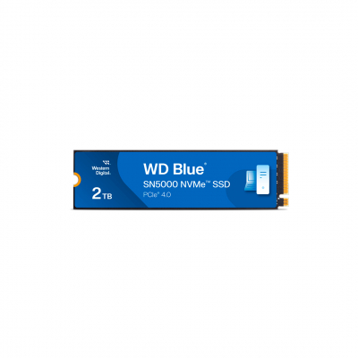 Твердотельный накопитель 2000GB SSD WD BLUE SN5000 M.2 2280 NVMe 4.0 R5150/W4850 WDS200T4B0E-00CNZ0