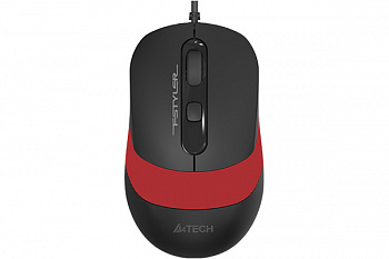 Мышь A4tech Fstyler FM10-BLACK/RED оптическая USB 1600DPI