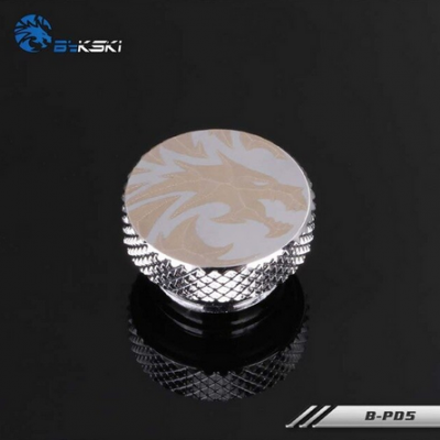Заглушка Bykski B-PD5 <Frozen Dragon Printing, Silver>
