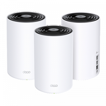 Домашняя Mesh Wi-Fi система GbE AX6000 Tp-Link Deco X80 (3 устройства)