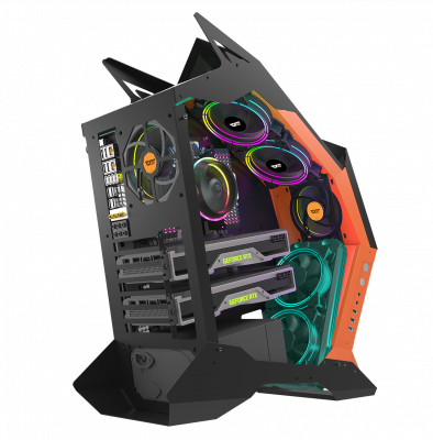 Корпус ПК без БП DarkFlash Knight K1 <ATX, 2x3.5, 1xUSB 3.0, 2xUSB2.0, Audio, 572*210*560mm>