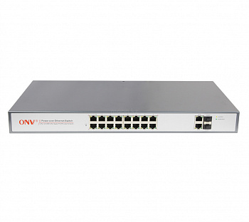Коммутатор 16-портовый POE31016FA <NON-POE-16 портов 10/100Mbps RJ45 , + 2*1000M TP/SFP Combo>