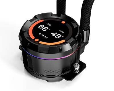 Жидкостная система охлаждения ID-Cooling SL240 XE LCD <2066/2011/1851/1700/1151/AM5, TDP 300W>