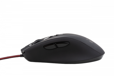 Мышь Dream Machines DM2 Comfy S BLACK <Оптический сенсор PMW3360, Плетеный шнур 1.8 m USB 12000 dpi>