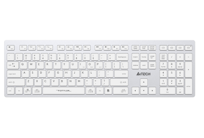 Клавиатура беспроводная A4tech Fstyler FBX50C White <USB 2.4GHz, BT, ACC, WHITE>