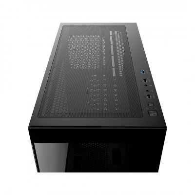 Корпус ПК без БП Ocypus Gamma C72 BK ATX/mATX/ITX 3xUSB Черный Gamma-C72-BKD000XX-GL