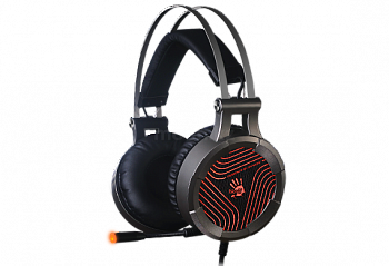 Наушники+микрофон игровые Bloody G530 <USB, 7.1, 20Hz-20kHz, 32 Om, 100dB (1KHz), 1.8m>