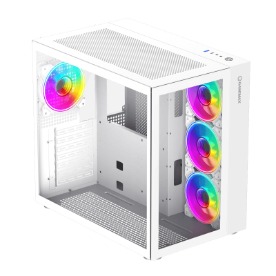 Корпус ПК без БП GameMax Infinity White <ATX>