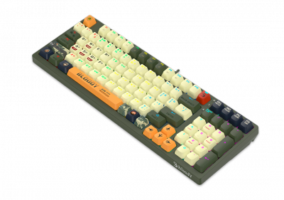 Клавиатура игровая Bloody S98-Aviator <USB, механическая, 1,8м>