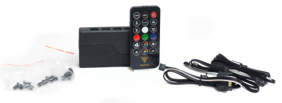Вентилятор для корпуса GAMDIAS AEOLUS M1-1403R RGB <140mm*3шт, контроллер, пульт>