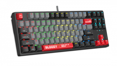 Клавиатура игровая Bloody S87 RED