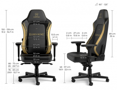 Игровое кресло Noblechairs HERO Elden Ring Edition <Экокожа, подлокотник 4D, газлифт 4>