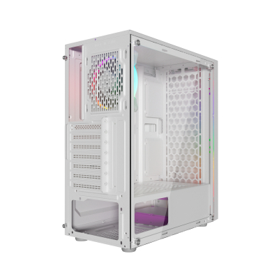 Корпус Wintek Skyline G46-W TG, ATX/Micro ATX, USB 1*3.0/2*2.0, HD-Aud+Mic, 0,5 mm, RGB strip