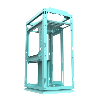 Корпус ПК без БП DarkFlash DLH21 NEO MINT <ITX, 1x3.5, 2xUSB 3.0, 1xType C, 238.8*175*412mm >