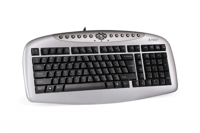Клавиатура A4tech KBS-21 PS2 Silver Black