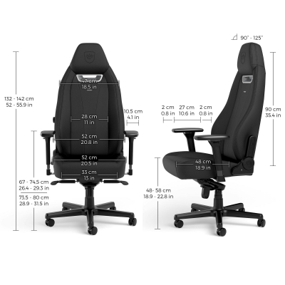 Игровое кресло Noblechairs LEGEND Black Edition <Экокожа, подлокотник 4D, газлифт 4> Игровое кресло Noblechairs LEGEND Black Edition <Экокожа, подлокотник 4D, газлифт 4>