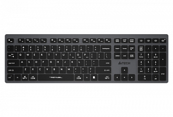 Клавиатура беспроводная A4tech Fstyler FBX50C Grey <USB 2.4GHz, BT, ACC, GREY>