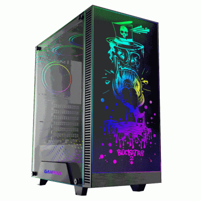 Корпус ПК без БП GameMax RockStar2 <MATX, 1x120mmARGB, USB2.0x1, USB3.0x1>