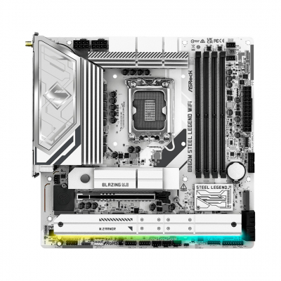 Материнская плата ASRock B860M STEEL LEGEND WIFI LGA1851 4xDDR5 4xSATA 4xM.2 1xHDMI 1xDP WiFi mATX