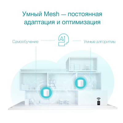 Домашняя Mesh Wi-Fi система GbE AX3000 Tp-Link Deco X50 (3-pack) Wi-Fi 6