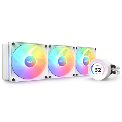 Жидкостная система охлаждения NZXT Kraken Elite 360 RGB <3x120mm RGB, 2.36” LCD Display, GIF, white>