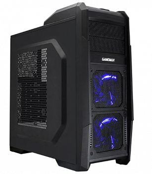 Корпус ПК без БП GameMax G506 <ATX, 3x120mm, 0.5mm, 410x185x412mm>