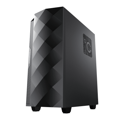 Корпус ПК без БП GameMax Diamond COC Black <MATX, 1x120FAN, 1x140COC>