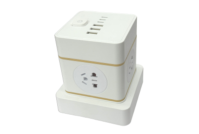 Сетевой фильтр SMART SM-UN041K1F3M <белый, 16А, 4роз, 3М, Унив. розетка, 3*USB, 3*Type-C>