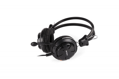Наушники+микрофон A4tech HS-28i BLACK <1xJack3.5, 20Hz-20kHz, 32 Om, 102dB, 1.8m>