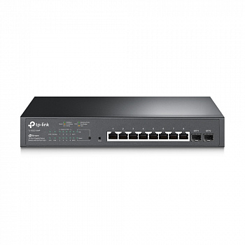 Коммутатор PoE+ Smart GbE  8-портовый Tp-Link TL-SG2210MP