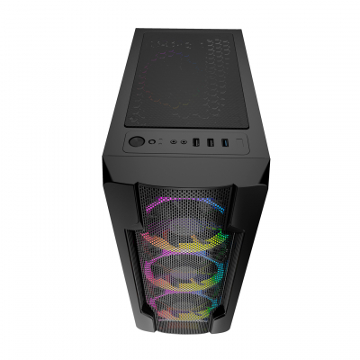 Корпус Wintek Star JX188-2 TG, ITX/ATX, USB 1*3.0/2*2.0, HD-Audio+Mic, 0,5mm, 3*ARGB fan +controller Корпус Wintek Star JX188-2 TG, ITX/ATX, USB 1*3.0/2*2.0, HD-Audio+Mic, 0,5mm, 3*ARGB fan +controller