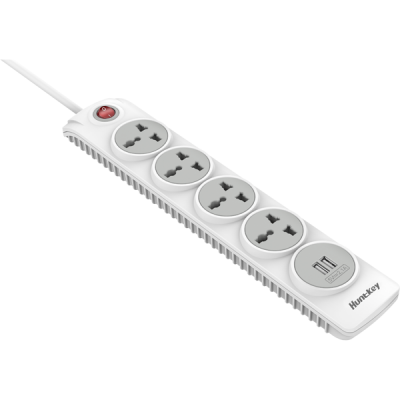 Сетевой фильтр Huntkey USB SZN507 5M <белый, 4 универсальные розетки + 2 USB, USB:5V/1A, 0.75> v.2 Сетевой фильтр Huntkey USB SZN507 5M <белый, 4 универсальные розетки + 2 USB, USB:5V/1A, 0.75> v.2
