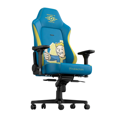 Игровое кресло Noblechairs HERO Fallout Vault Tec Edition <Экокожа, подлокотник 4D, газлифт 4>