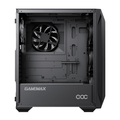Корпус ПК без БП GameMax Brufen C1 COC <midiATX, TurboFan, USB3.0x2, ARGB, 360*210*440mm>