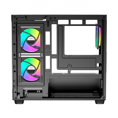 Корпус ПК без БП Ocypus Gamma C52 BK ARGB mATX/ITX 3xUSB Черный Gamma-C52-BKD300XX-GL