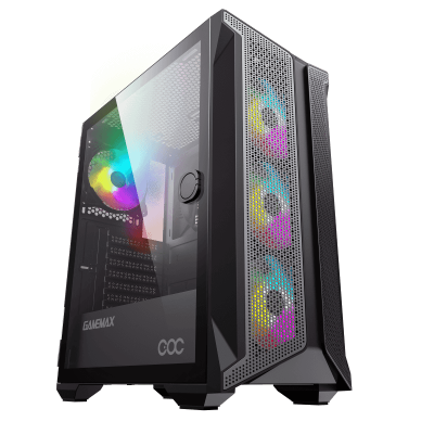 Корпус ПК без БП GameMax Brufen C1 COC <midiATX, TurboFan, USB3.0x2, ARGB, 360*210*440mm> v2 Корпус ПК без БП GameMax Brufen C1 COC <midiATX, TurboFan, USB3.0x2, ARGB, 360*210*440mm> v2