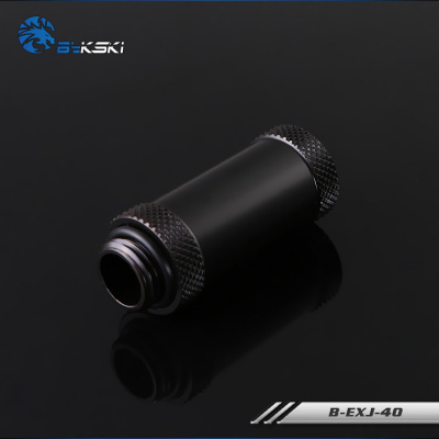 Фитинг удлинитель резьбовой Bykski B-EXJ-40 <40мм, Размер резьбы: G1/4, Black>
