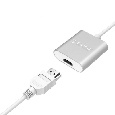 Переходник видео ORICO RCH-SV-PRO <Type-C/HDMI, 4K@60Hz, 15см, SILVER>