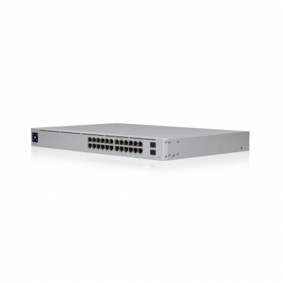 Коммутатор PoE управляемый L3 Ubiquiti USW-Pro-24-POE-EU