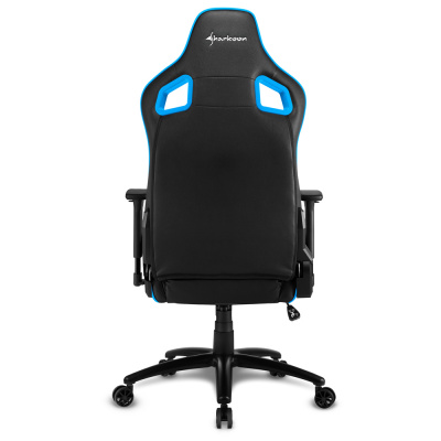 Игровое кресло Sharkoon Elbrus 2 Black/Blue <Синтетическая кожа, Газлифт 4, подлокотник 3D> Игровое кресло Sharkoon Elbrus 2 Black/Blue <Синтетическая кожа, Газлифт 4, подлокотник 3D>
