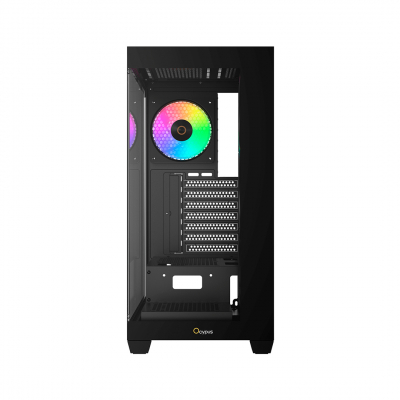 Корпус ПК без БП Ocypus Gamma C72 BK ARGB ATX/mATX/ITX 3xUSB Черный Gamma-C72-BKD400XX-GL