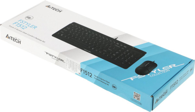Клавиатура+мышь A4tech Fstyler F1512S-Black Fstyler USB
