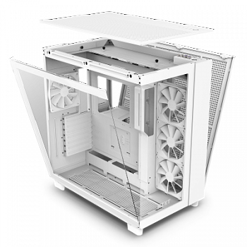 Корпус NZXT H9 Flow белый