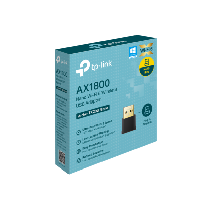 Сетевой адаптер беспроводной USB AX1800 Tp-Link Archer TX20U Nano