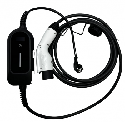 Портативная зарядка для авто GBT 3,5kW, 8-16A, LCD экран, 5м кабель