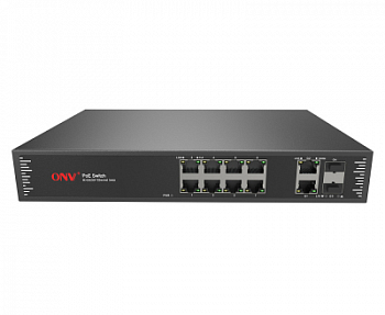 Коммутатор PoE  8-портовый ONV-POE31128PF