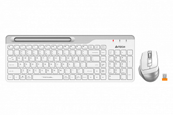 Клавиатура+мышь беспроводная A4tech Fstyler FB2535C-Icy White