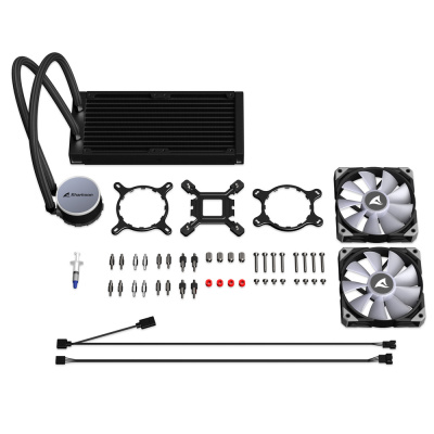 Жидкостная система охлаждения Sharkoon S70 RGB <S-1700/1200/115x/20xx, AM5/4/3, FAN120>