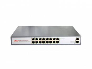 Коммутатор PoE 16-портовый ONV POE31016P